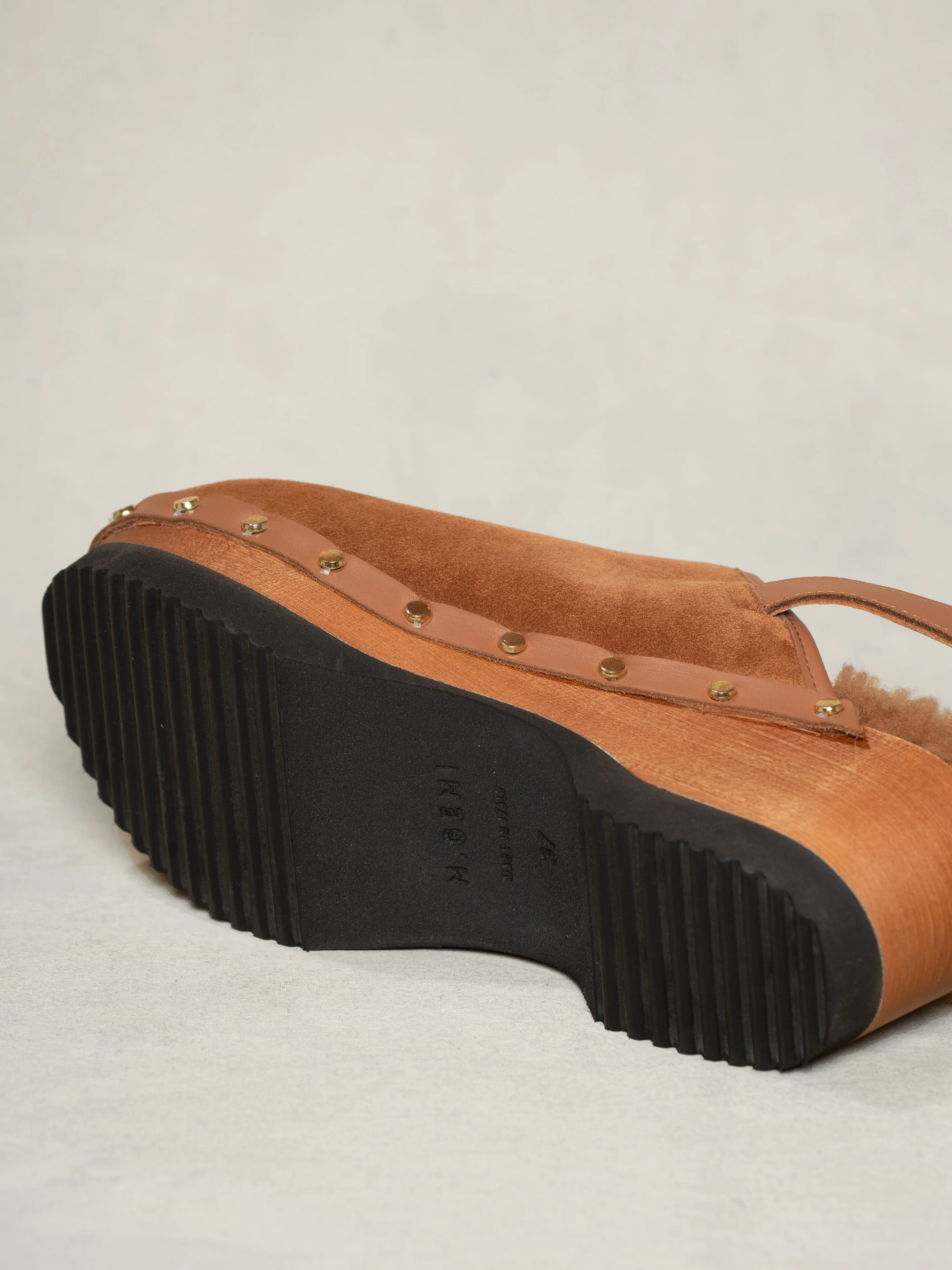 The Greta Backstrap with Shearling - Image 3