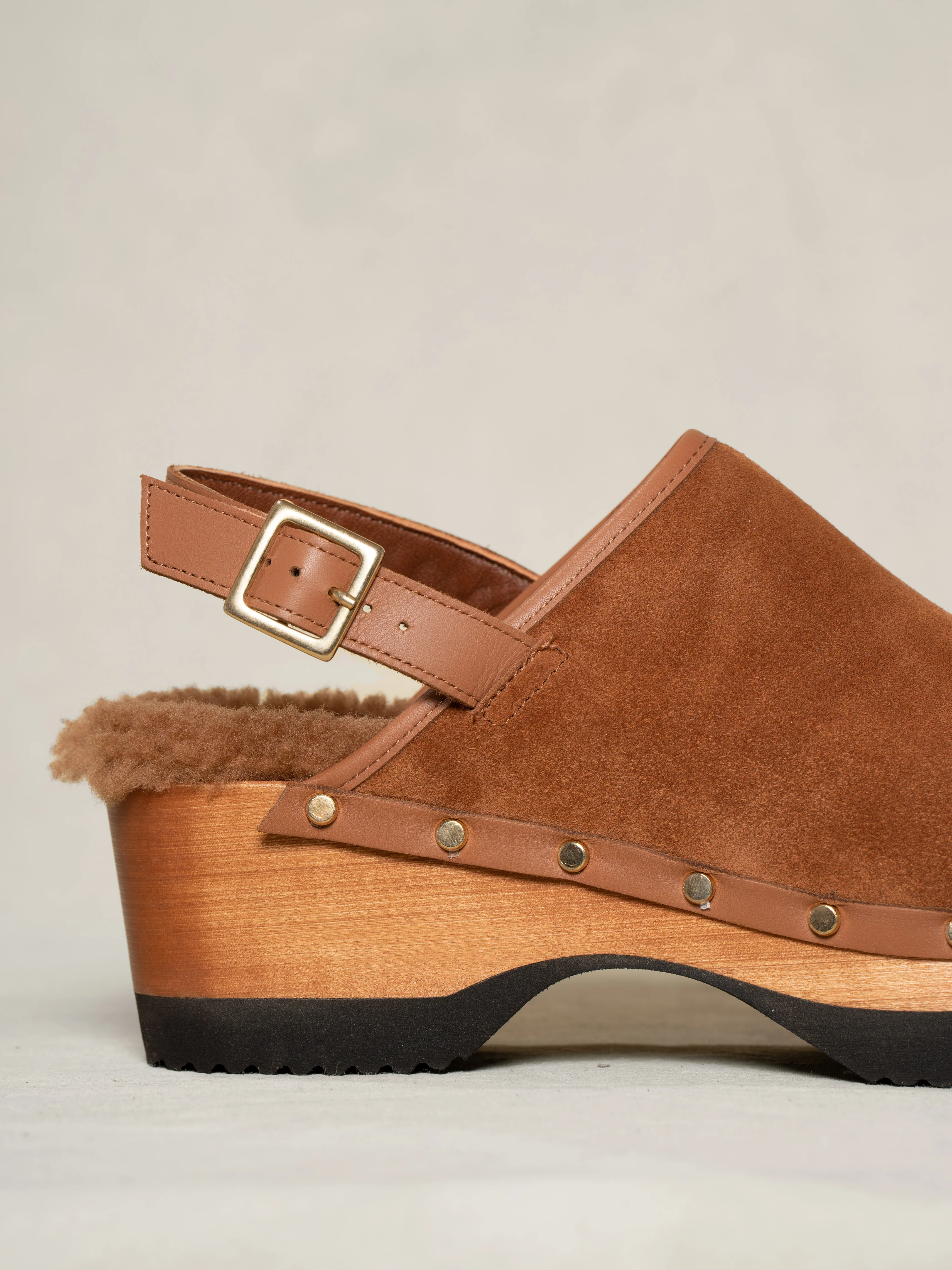 The Greta Backstrap with Shearling - Image 5