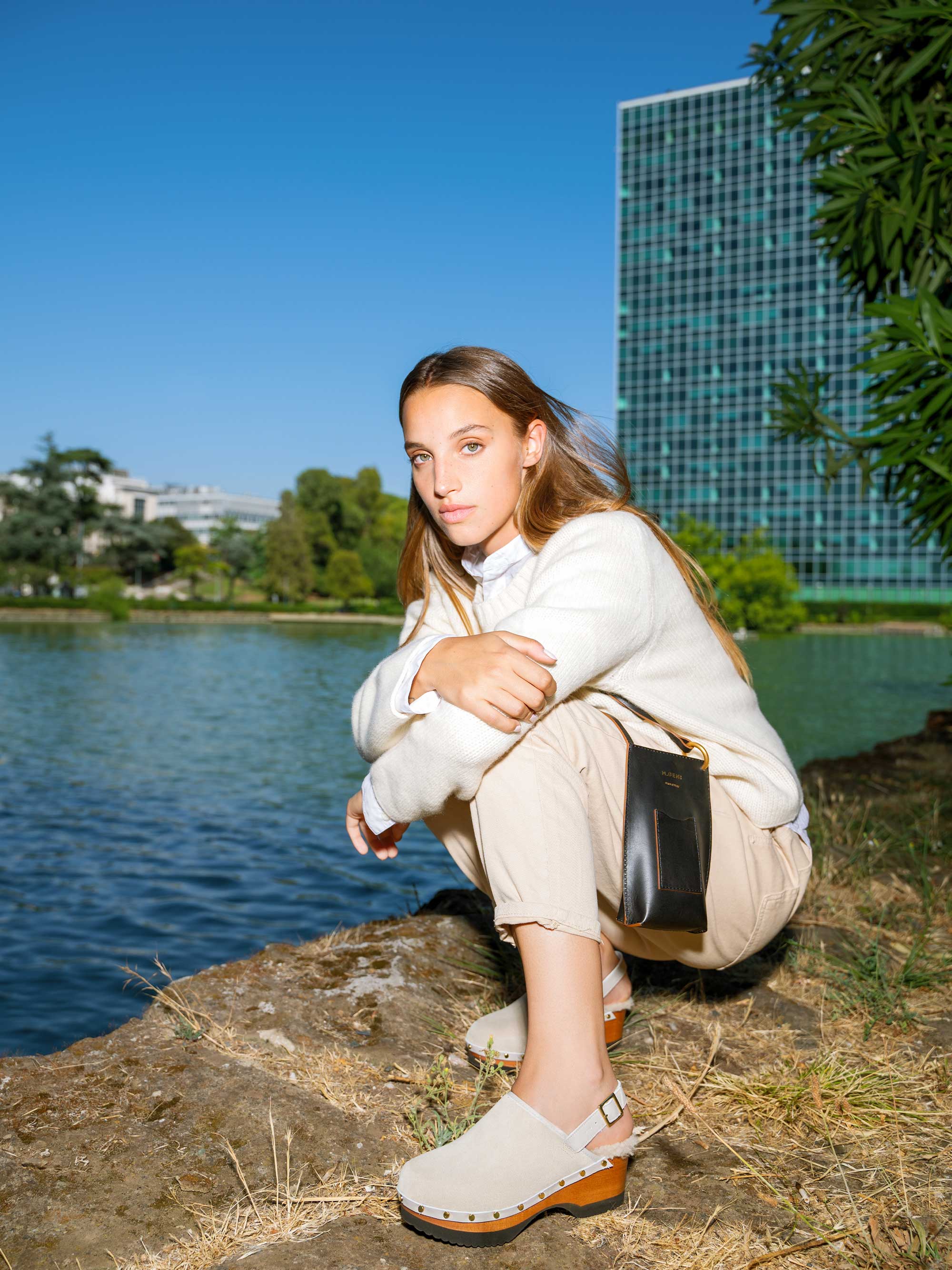 The Greta Backstrap with Shearling - Image 8